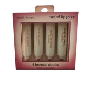 Tinted Lip Gloss Set - 4 Luscious Shades